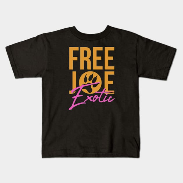 Free Joe Exotic Kids T-Shirt by deadright